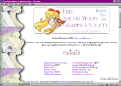 Free Sailor Moon Graphics Society